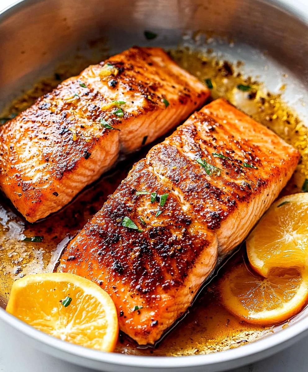 Pan Fried Orange Salmon Recipe