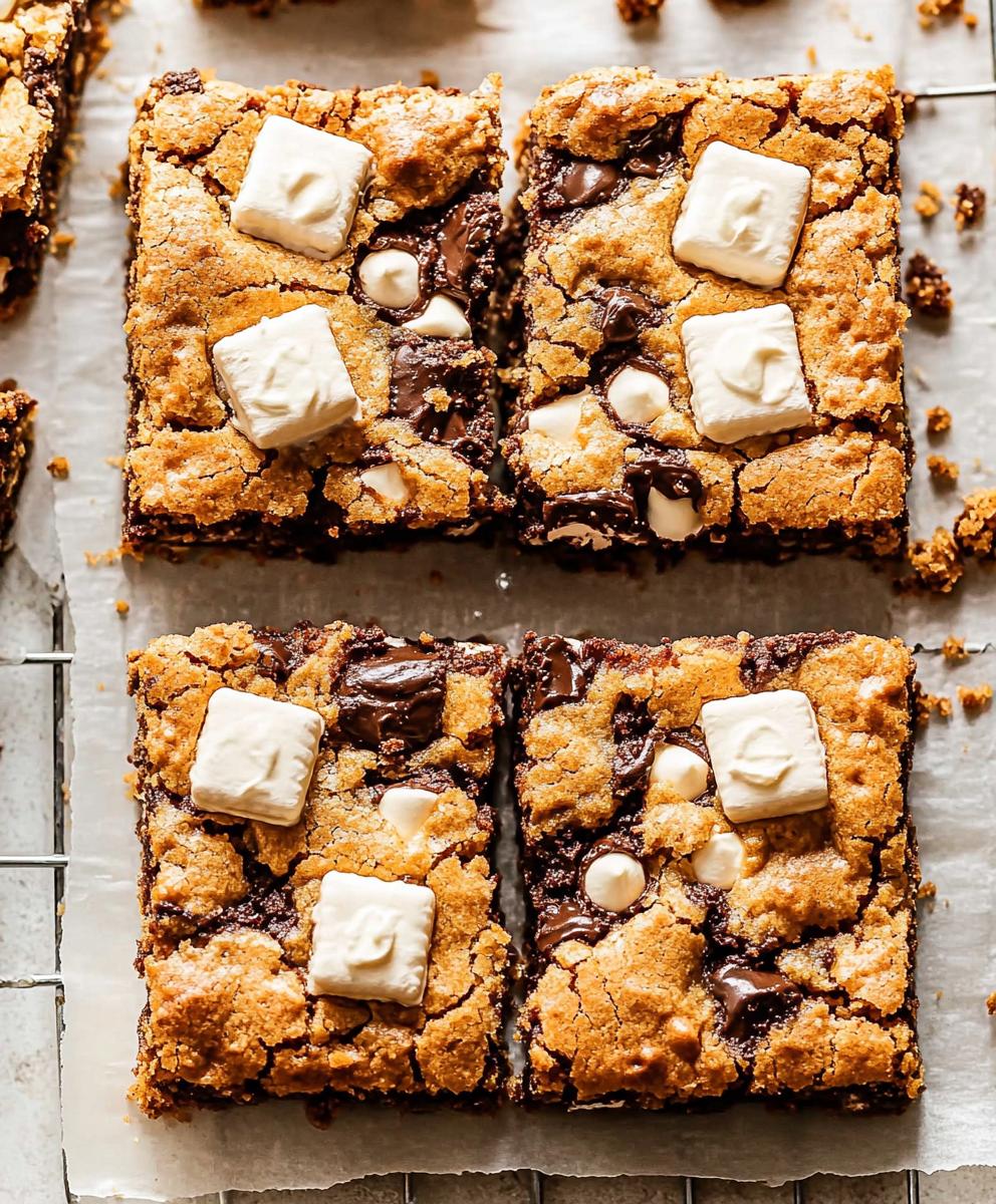 S’mores Cookie Bars Recipe