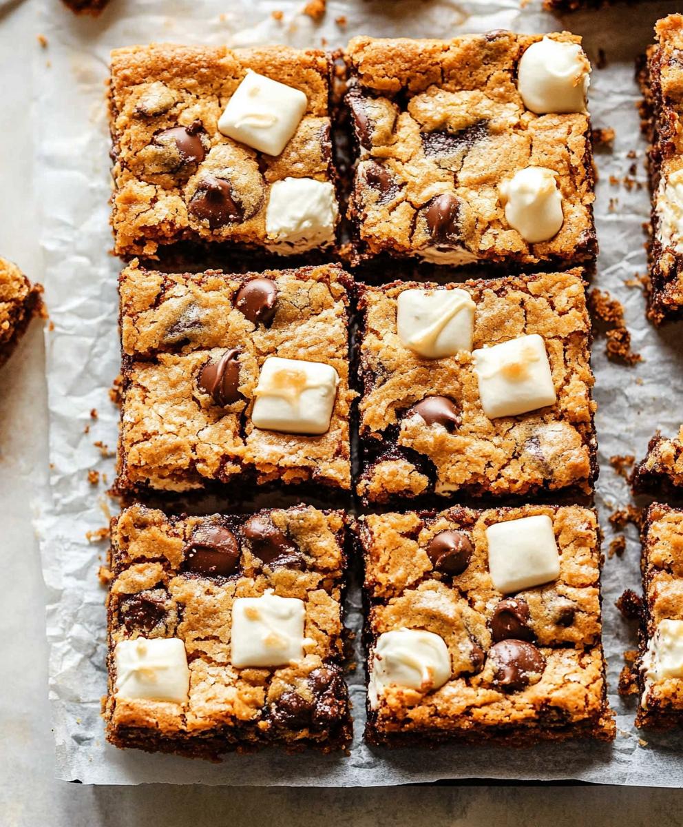 S’mores Cookie Bars Recipe