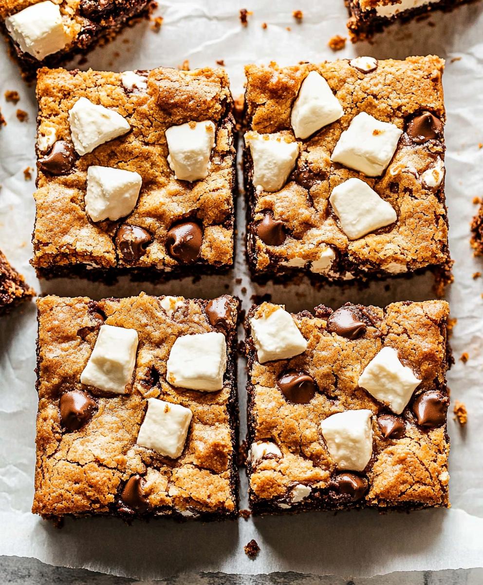 S’mores Cookie Bars Recipe