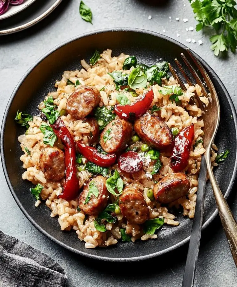 Sausage And Rice Skillet Recipe