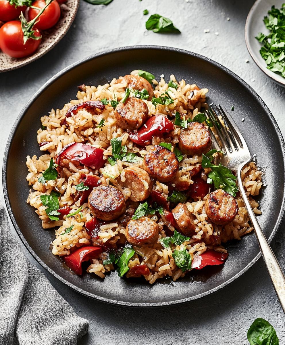 Sausage And Rice Skillet Recipe