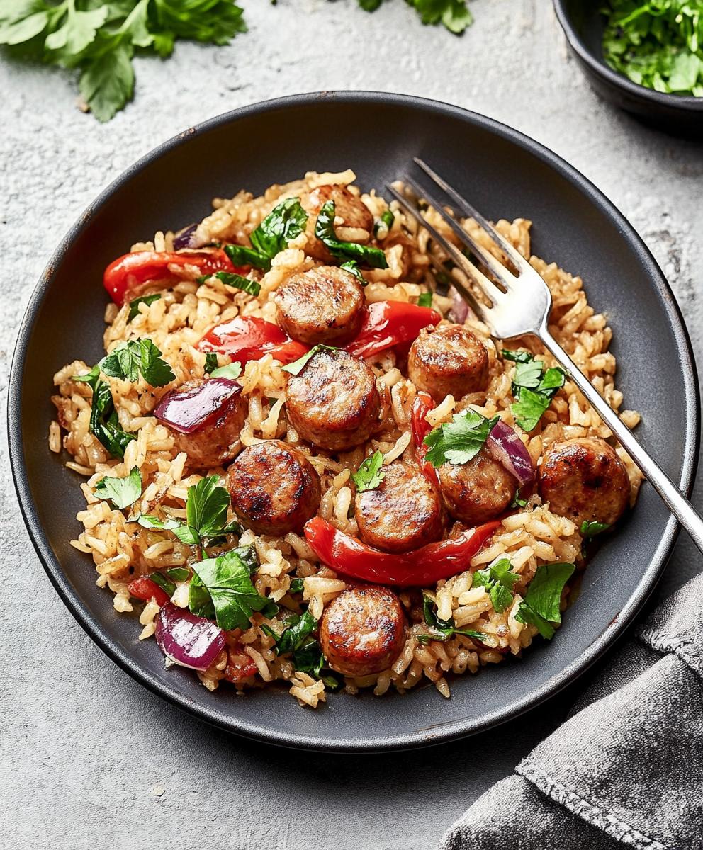 Sausage And Rice Skillet Recipe
