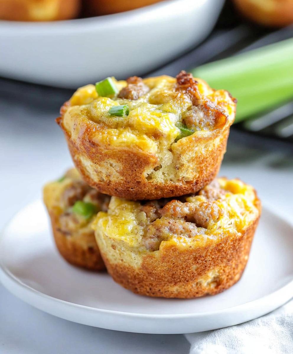 Sausage Breakfast Muffins Recipe