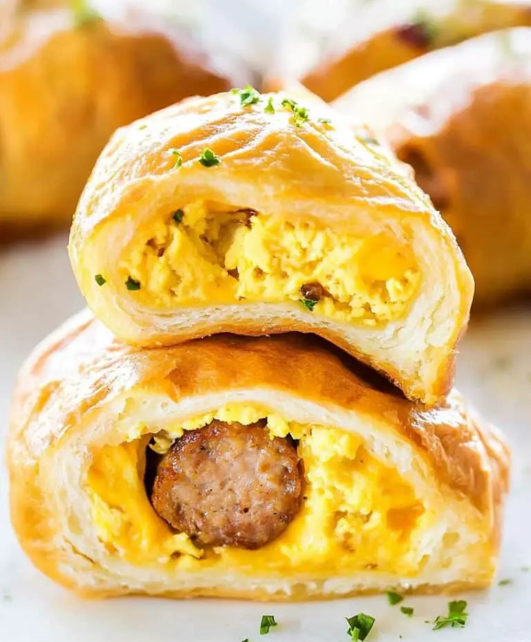 Sausage Egg And Cheese Breakfast Roll-ups Recipe