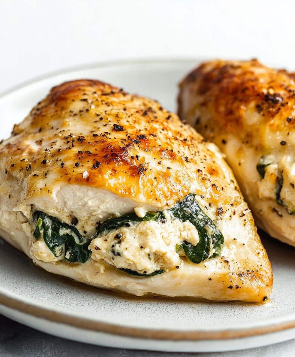 Spinach Stuffed Chicken Recipe