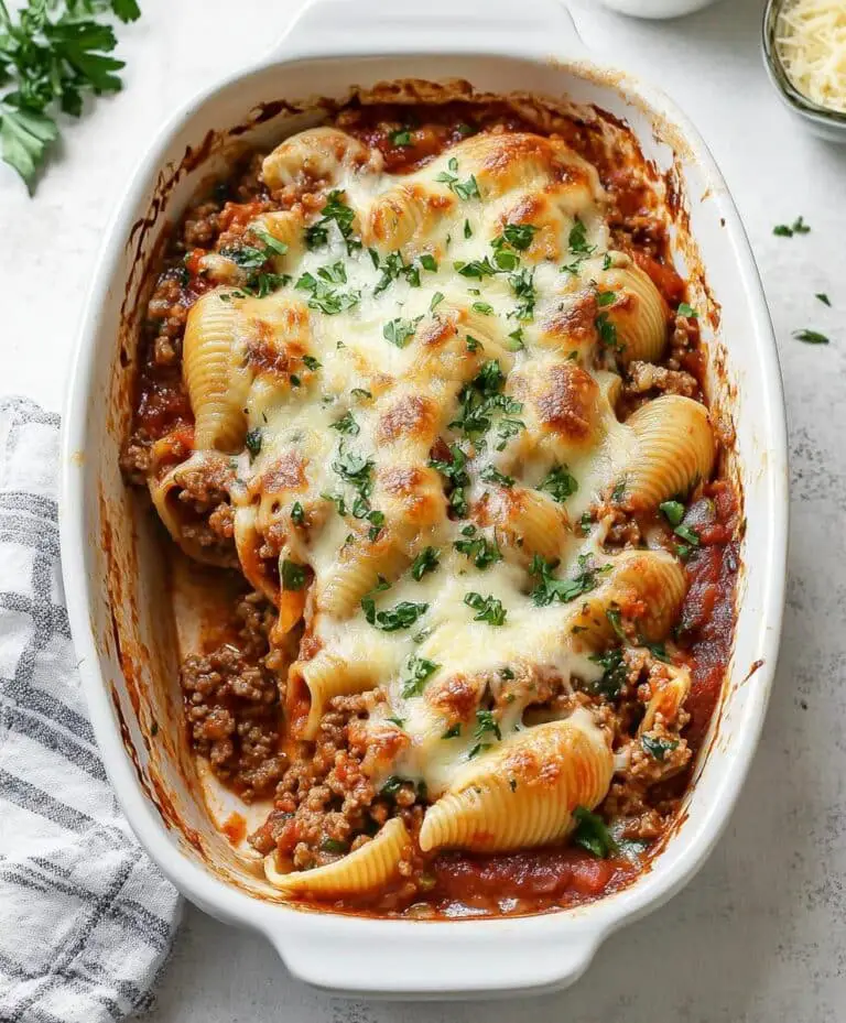 Stuffed Shells With Ground Beef Recipe