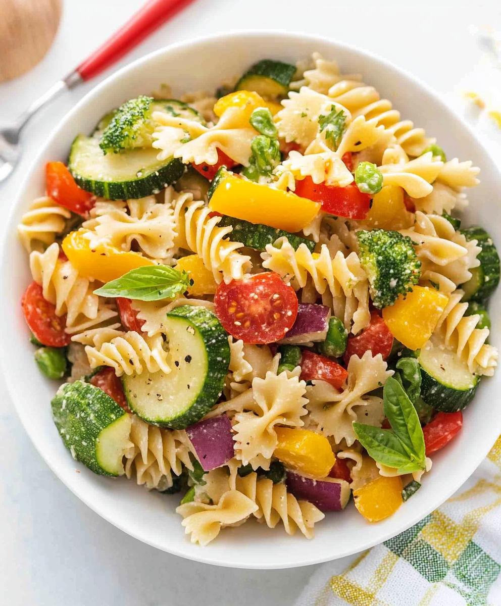 Summer Vegetable Pasta Salad Recipe