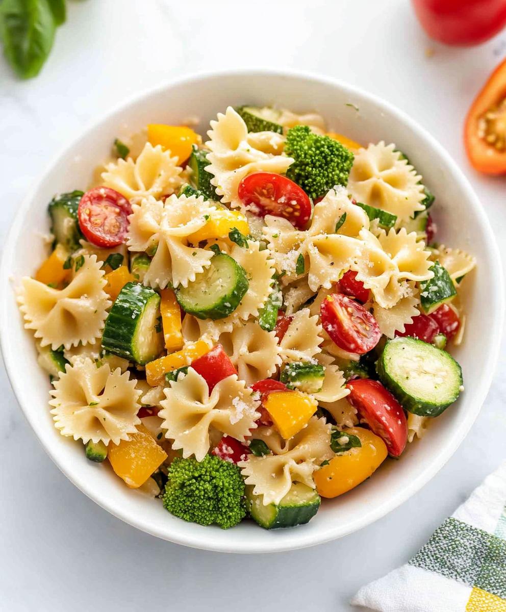 Summer Vegetable Pasta Salad Recipe