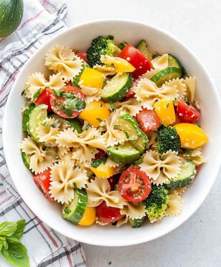 Summer Vegetable Pasta Salad Recipe