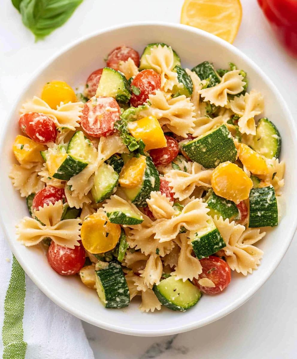 Summer Vegetable Pasta Salad Recipe