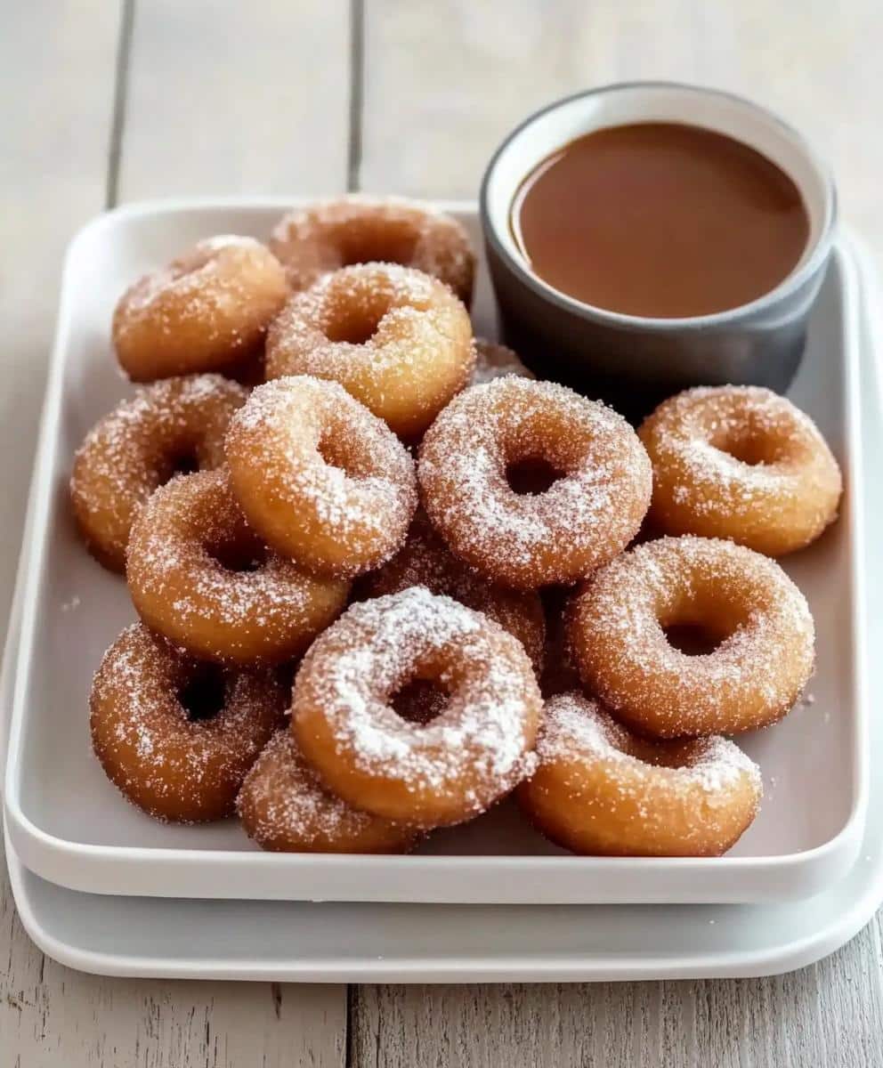 Sweet Churro Donut Bites Recipe