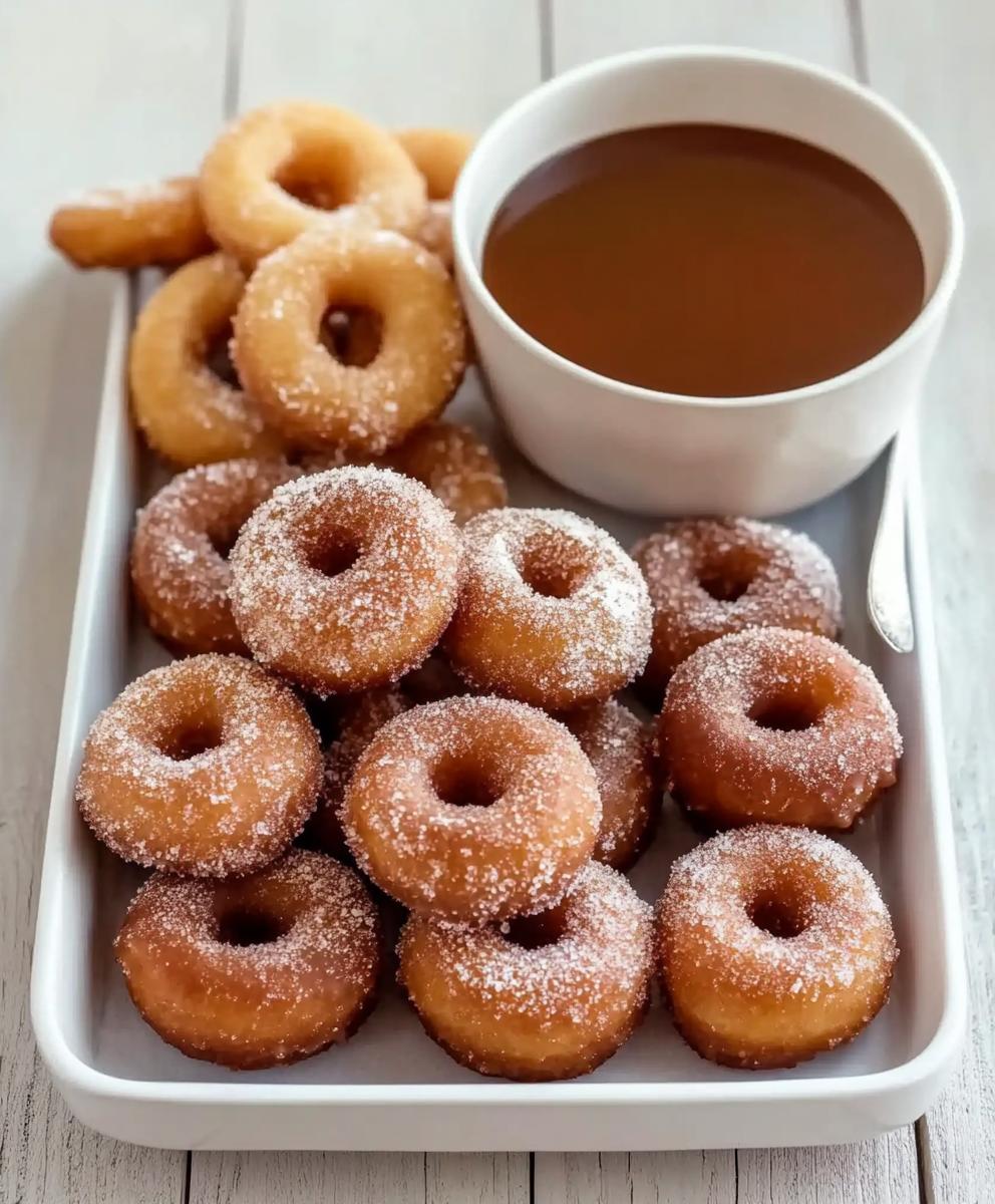 Sweet Churro Donut Bites Recipe