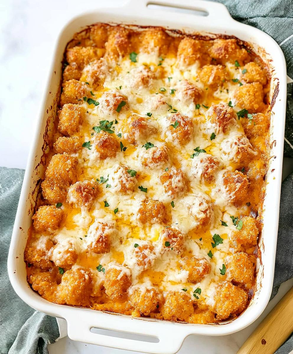 Tater Tot Sausage Breakfast Casserole Recipe