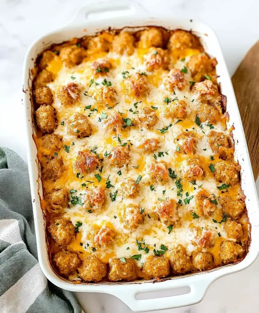 Tater Tot Sausage Breakfast Casserole Recipe