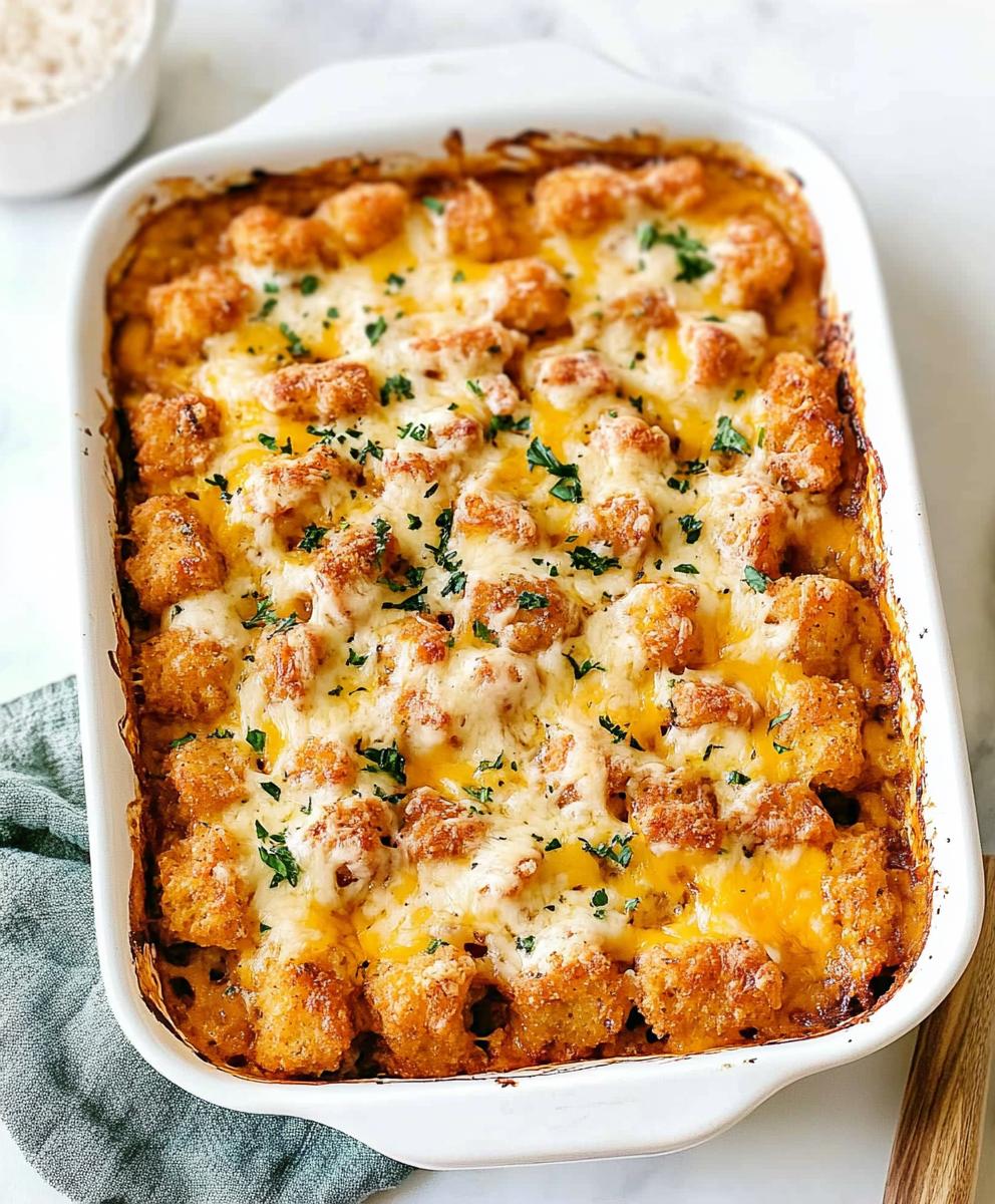 Tater Tot Sausage Breakfast Casserole Recipe