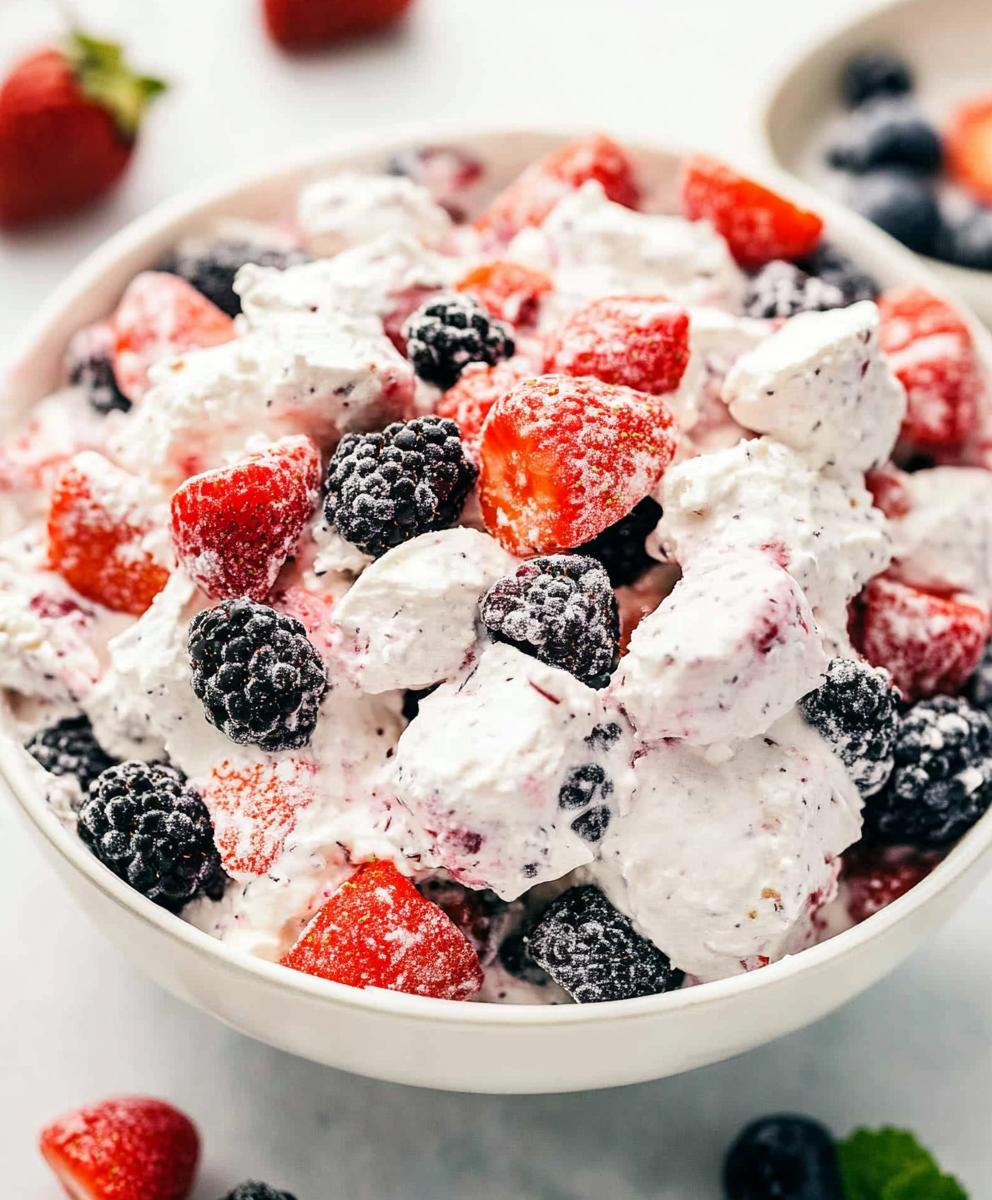 Very Berry Cheesecake Salad Recipe