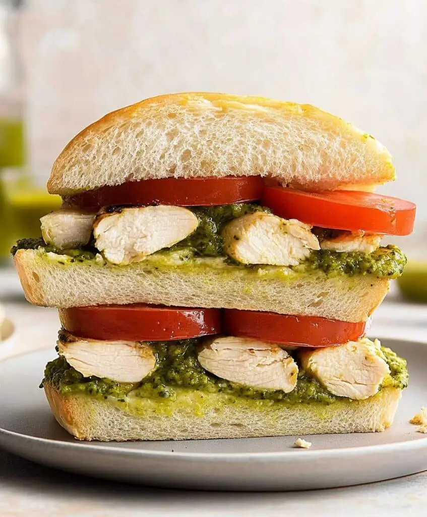 Chicken Pesto Sandwich Recipe