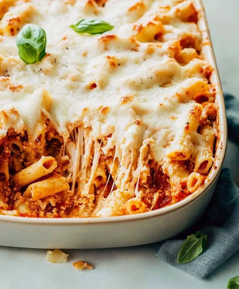 Creamy Baked Ziti Recipe