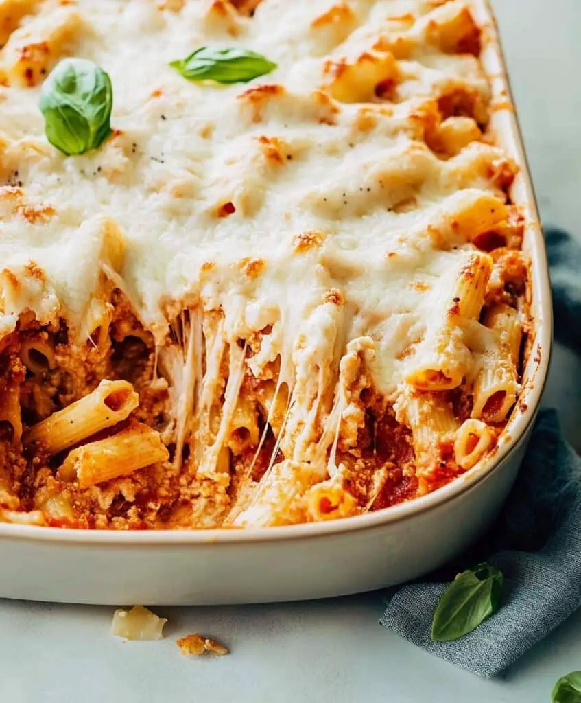 Creamy Baked Ziti Recipe
