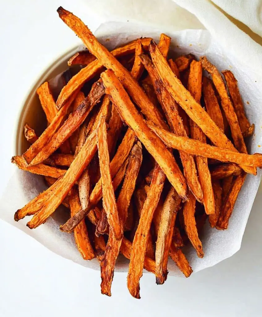 Crispy Oven Baked Sweet Potato Fries Recipe