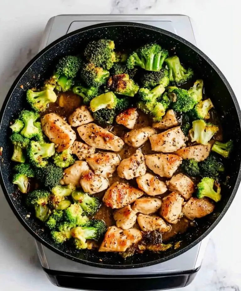 Garlic Chicken With Broccoli And Spinach Recipe