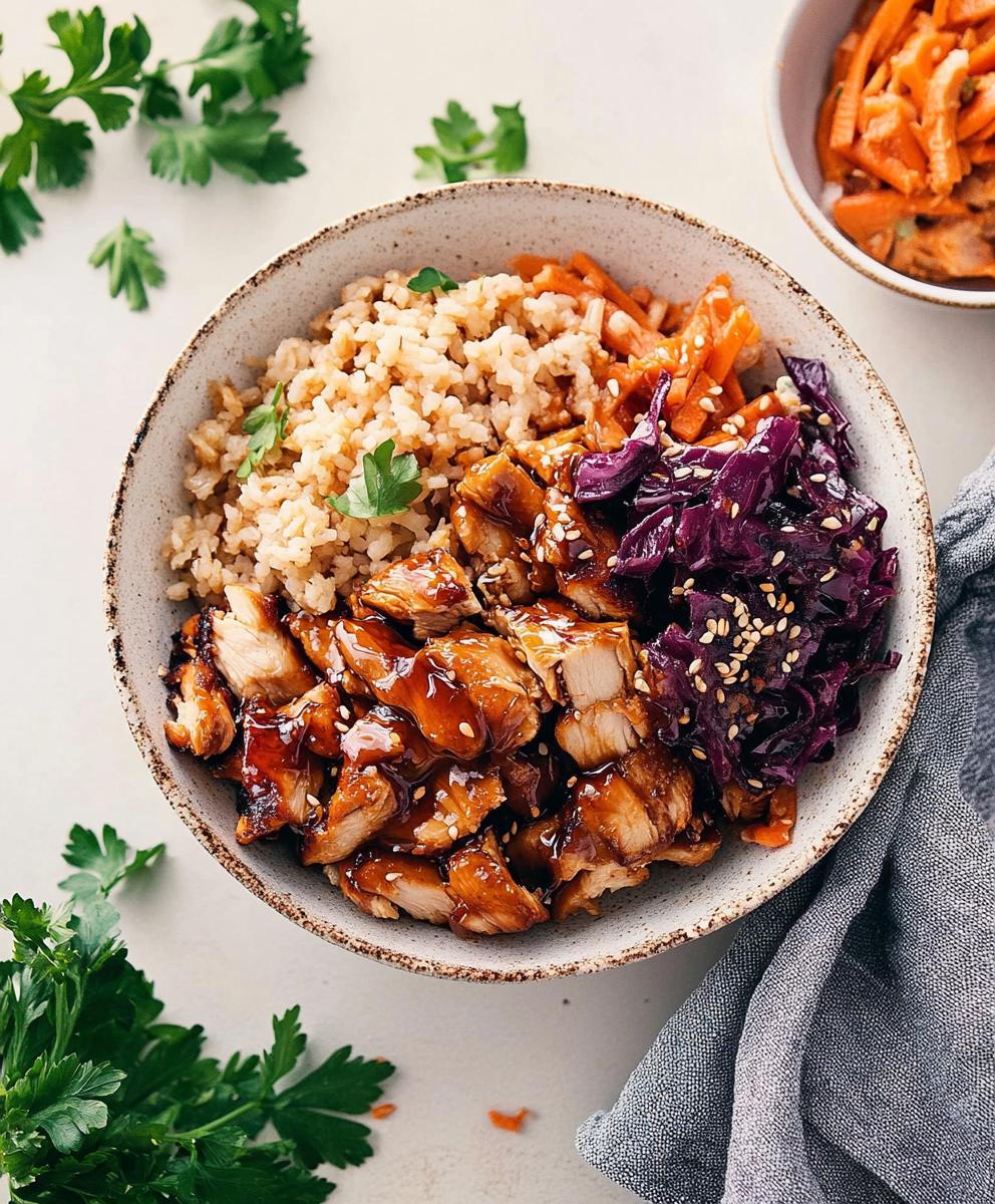 Hot Honey Chicken Bowls Recipe