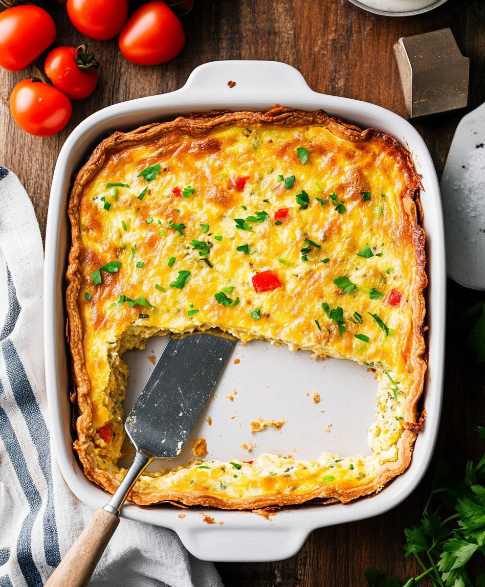 Western Omelet Quiche Recipe