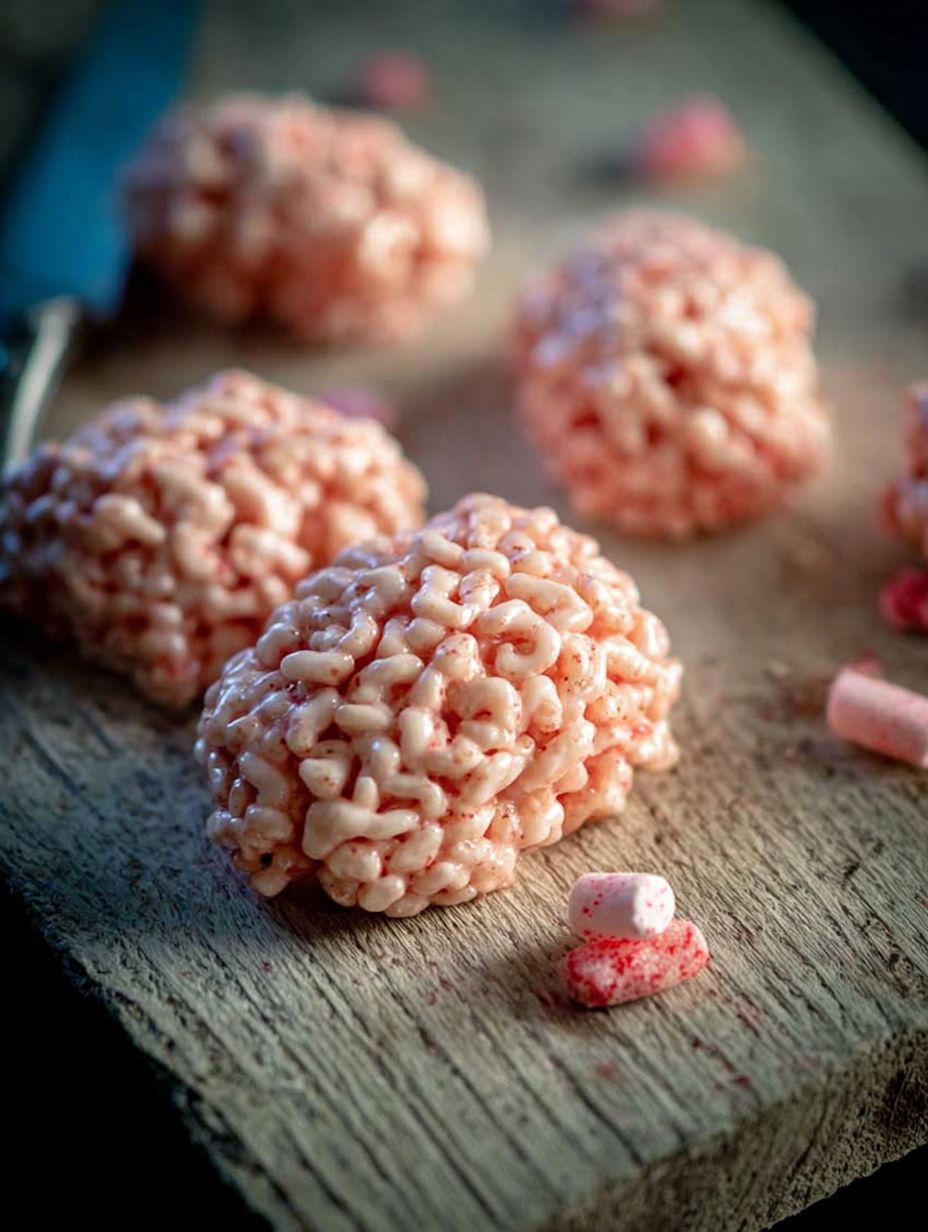 Rice Krispies Treat Marshmallow Brains Recipe