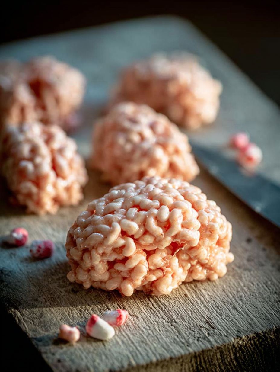 Rice Krispies Treat Marshmallow Brains Recipe