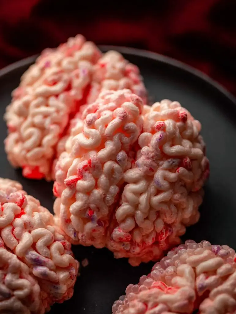 Vegan Marshmallows Rice Bubbles Halloween Brains Recipe