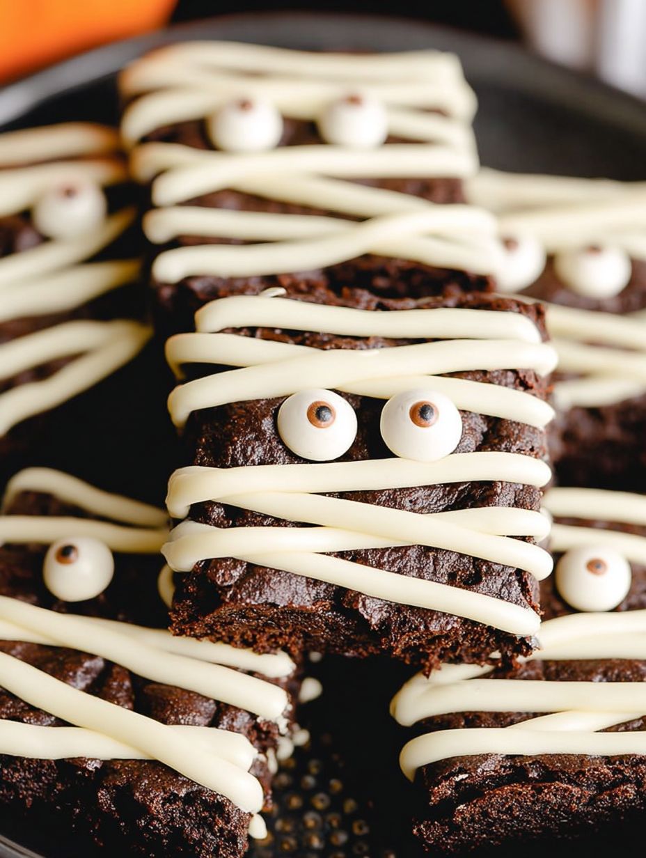Mummy Brownies Recipe