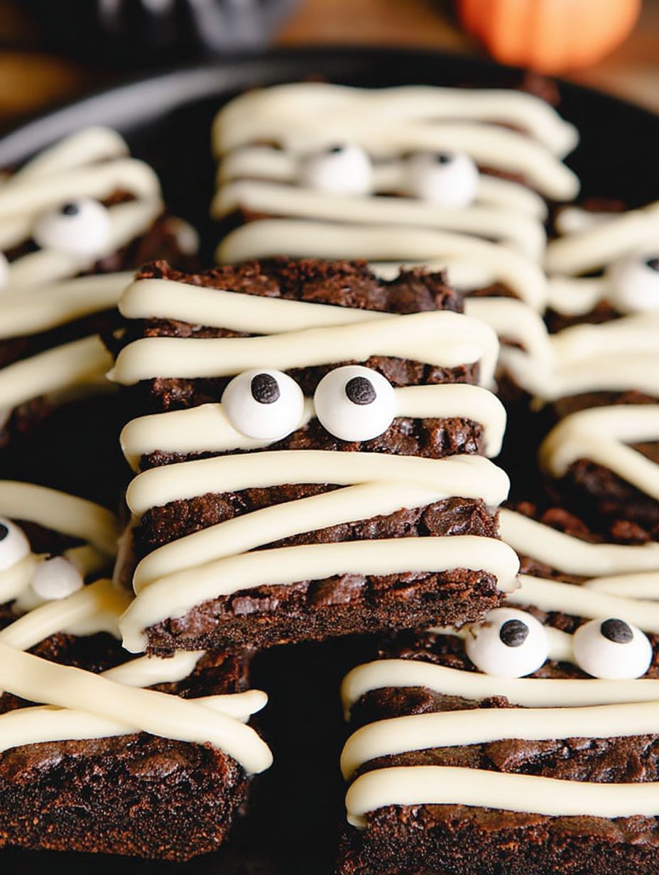 Mummy Brownies Recipe