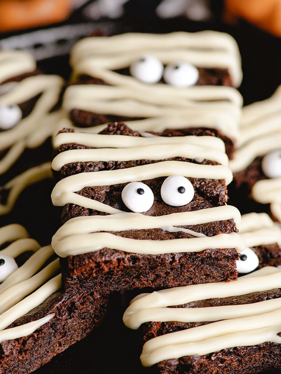 Mummy Brownies Recipe