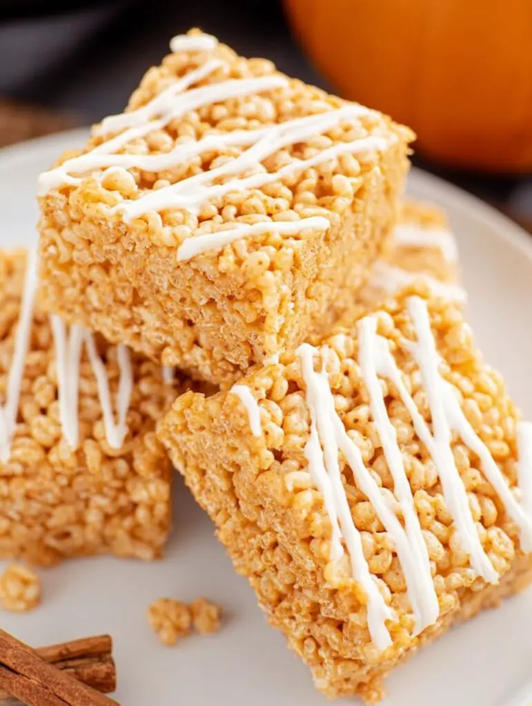 Pumpkin Spice Rice Krispie Treats
