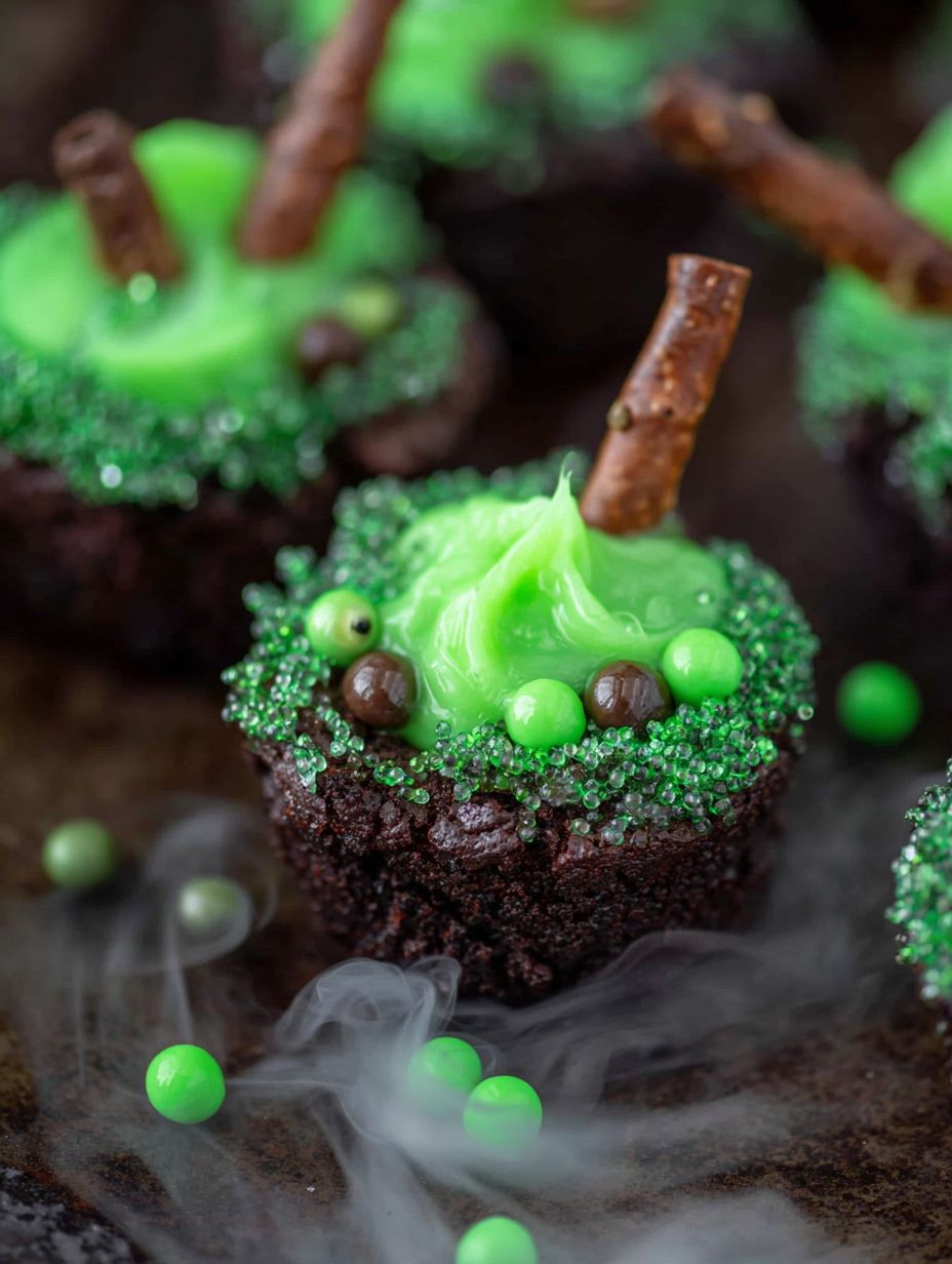 Bubbling Witch’s Cauldron Brownies Recipe
