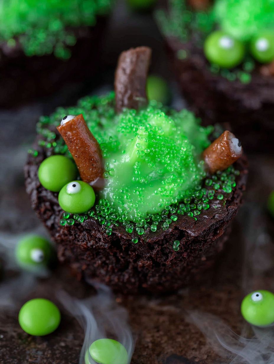 Bubbling Witch’s Cauldron Brownies Recipe