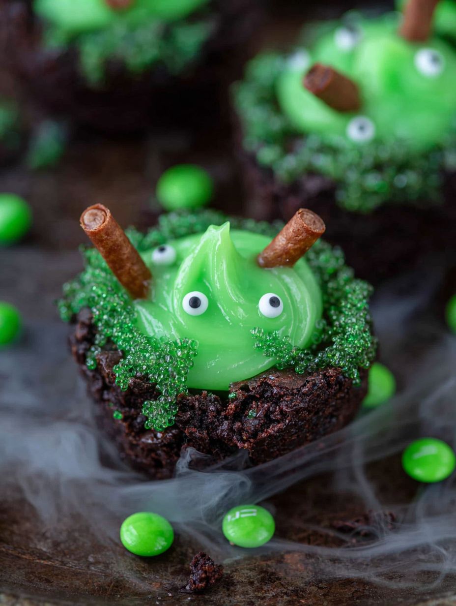 Bubbling Witch’s Cauldron Brownies Recipe