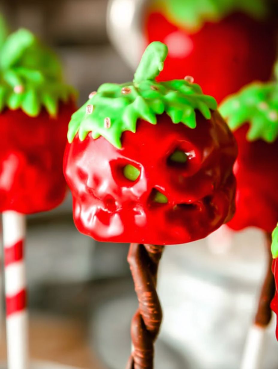 Poison Apple Cake Pops Recipe