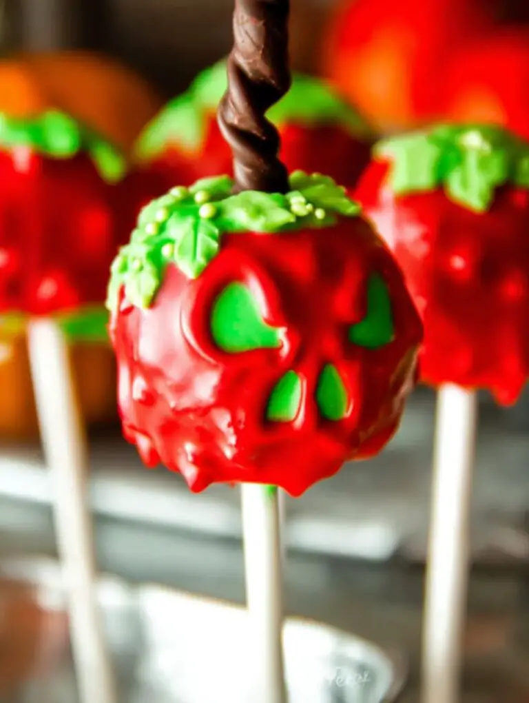 Poison Apple Cake Pops Recipe