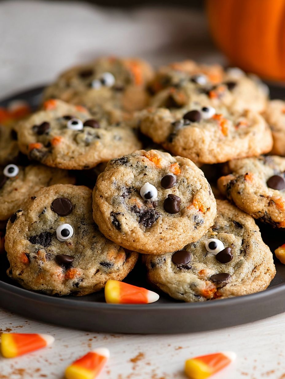 Easy Halloween Chocolate Chip Cookies Recipe