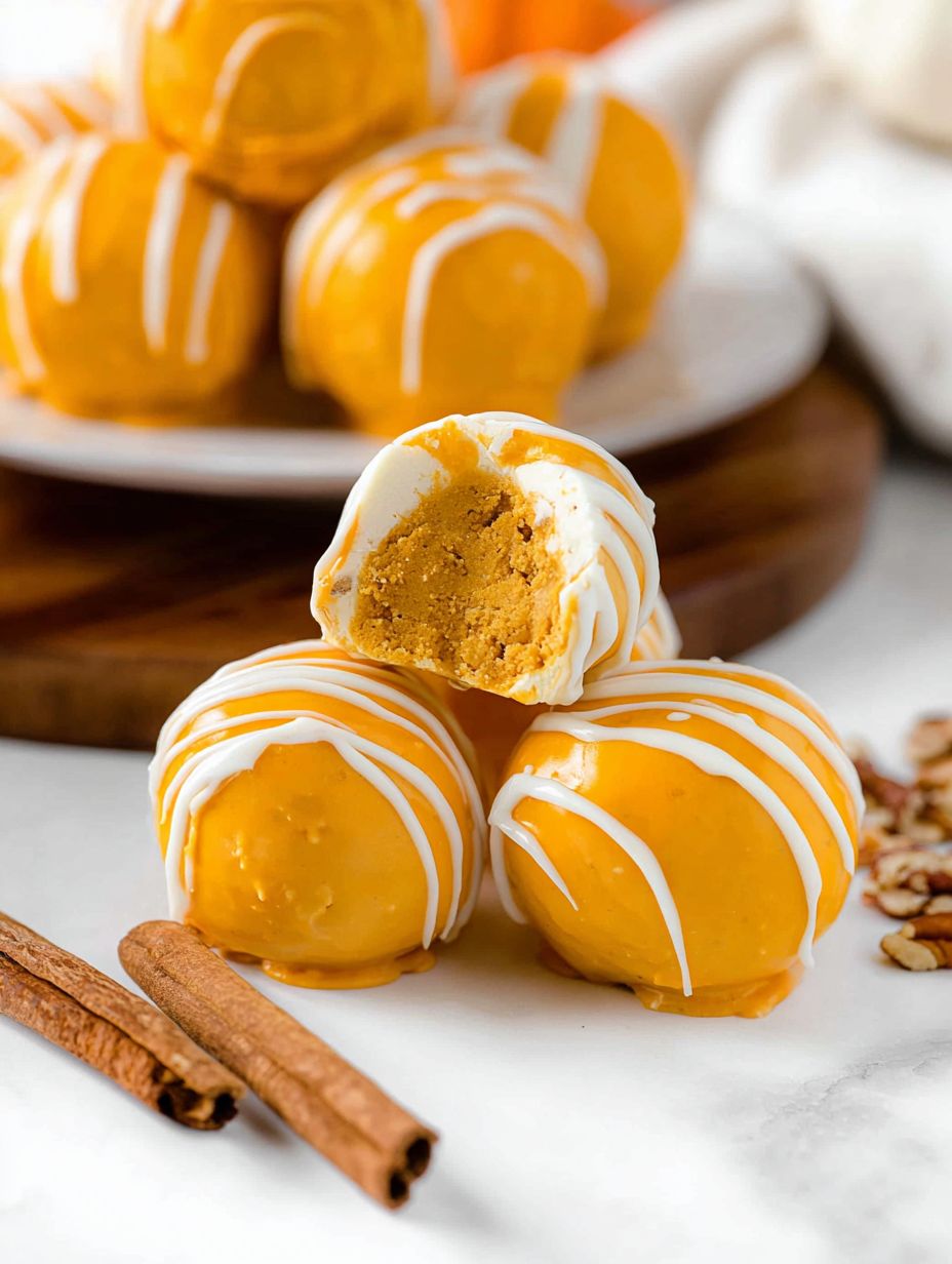 Pumpkin Cheesecake Balls Recipe