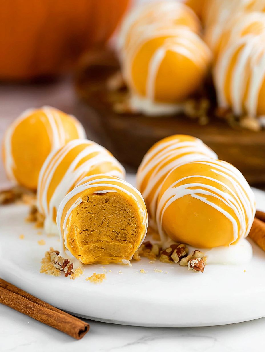 Pumpkin Cheesecake Balls Recipe