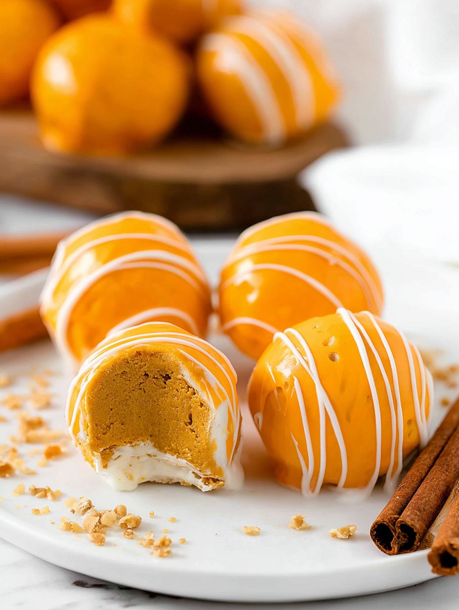 Pumpkin Cheesecake Balls Recipe