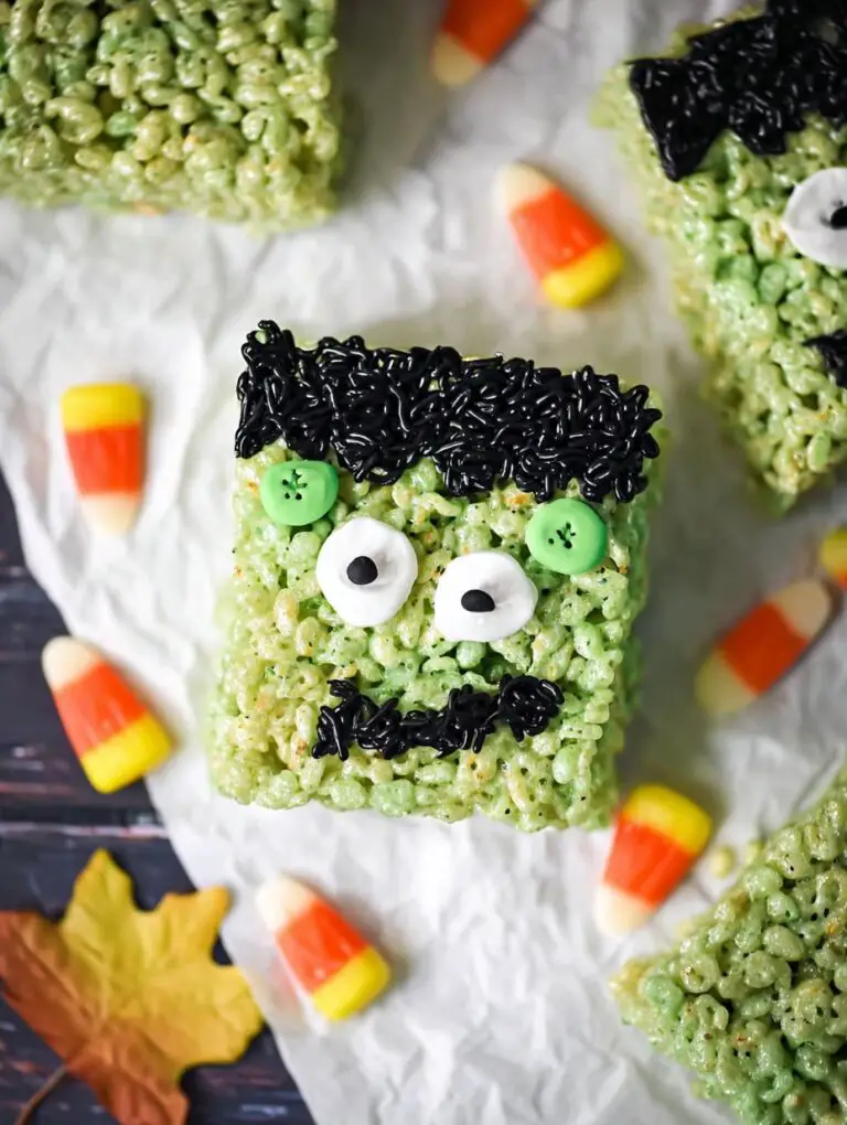 Frankenstein Rice Krispie Treats Recipe