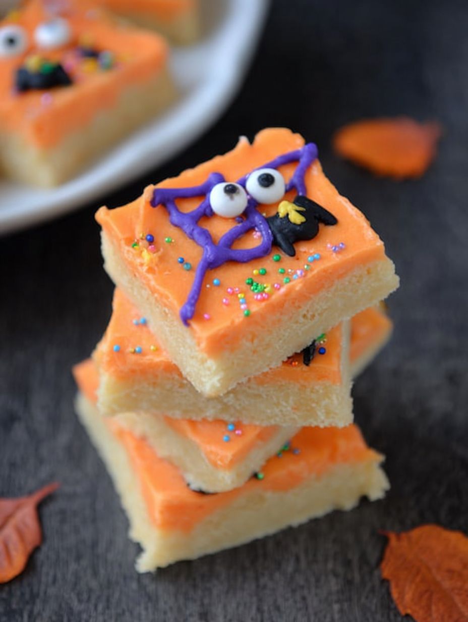 Halloween Sugar Cookie Bars Recipe