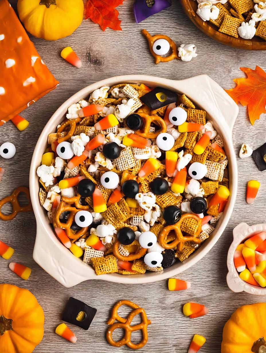 Spooky Halloween Snack Mix (easy Kid-friendly Recipe) Recipe