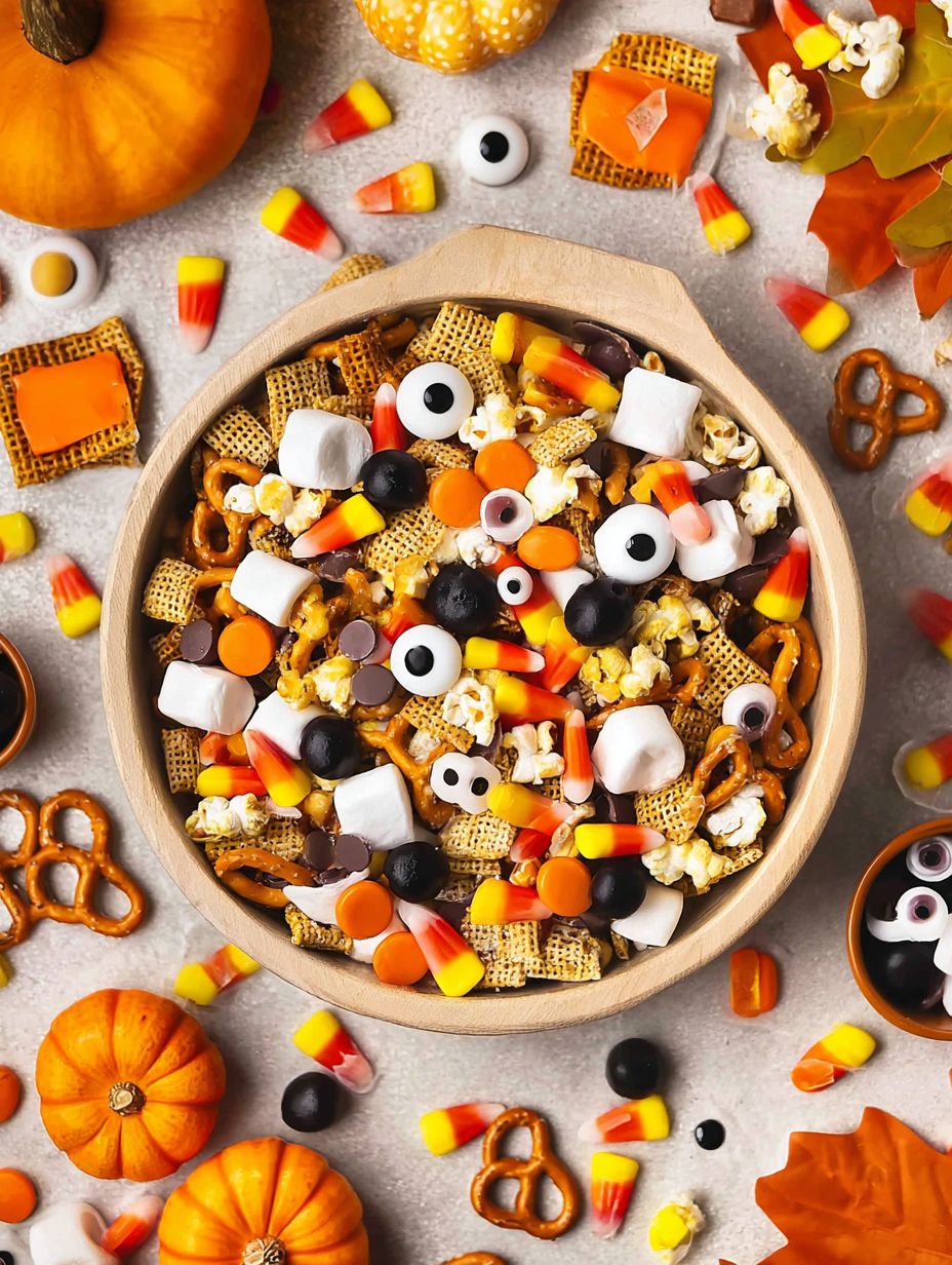 Spooky Halloween Snack Mix (easy Kid-friendly Recipe) Recipe