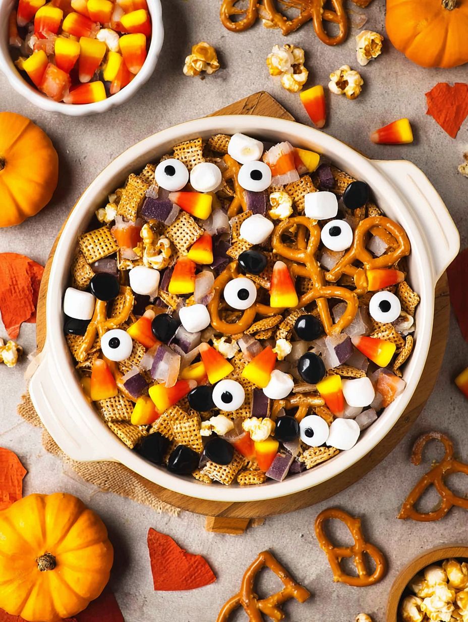 Spooky Halloween Snack Mix (easy Kid-friendly Recipe) Recipe