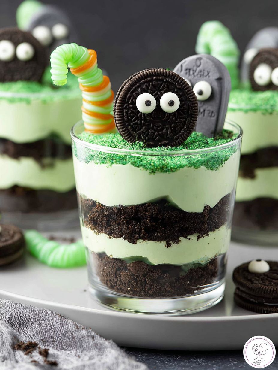 Zombie Dirt Pudding Cups Recipe
